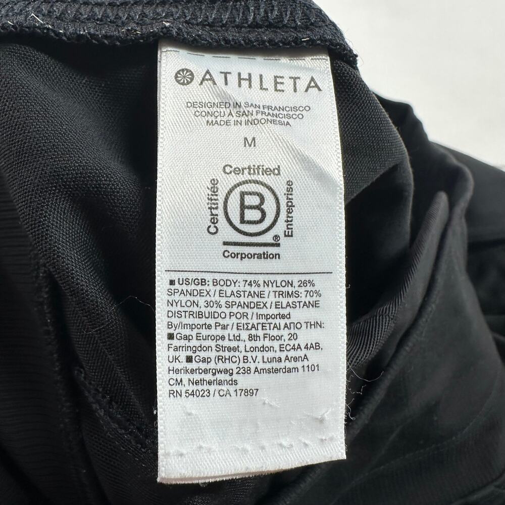 Athleta Pants Womens Medium Black Venice Jogger Casual Pull On Athleisure Travel - Picture 5 of 12